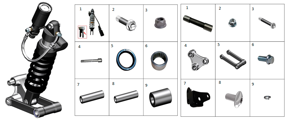 Амортизатор задний