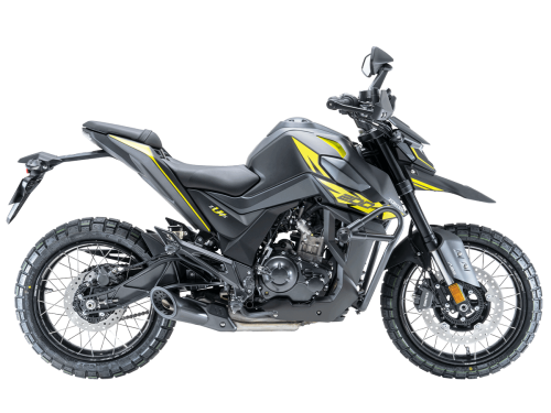 Мотоцикл ZONTES ZT200-U1 (4T ZT163ML EFI) 17/17 ПТС (серебряный/желтый, заводская упаковка, 1560537-796-6571)