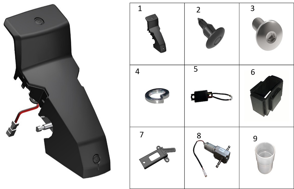 Электропривод ветрового стекла