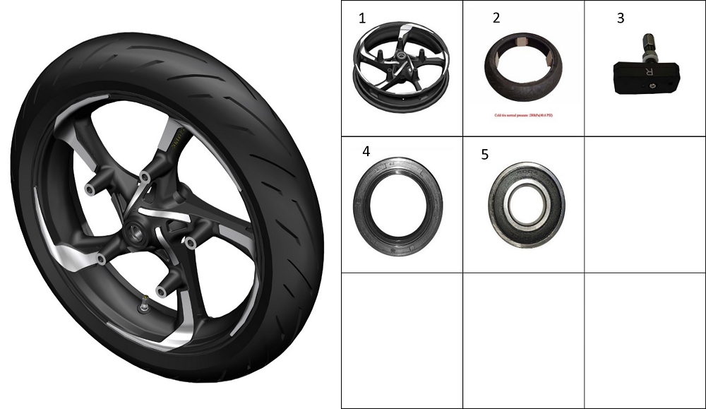 Колесо переднее