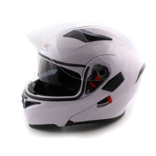 Шлем модуляр ATAKI FF902 Solid (белый глянцевый, M, 020229-598-7441)