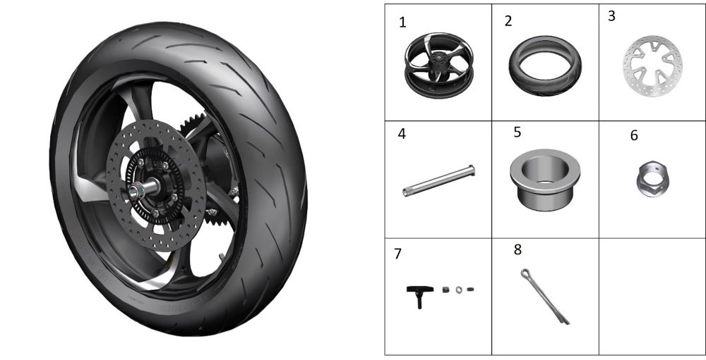 Диск колесный задний