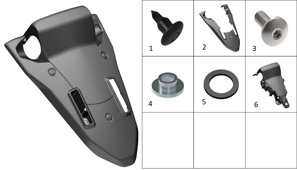 Декоративная накладка электропривода стекла