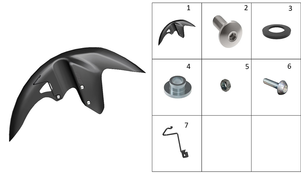 Крыло переднее