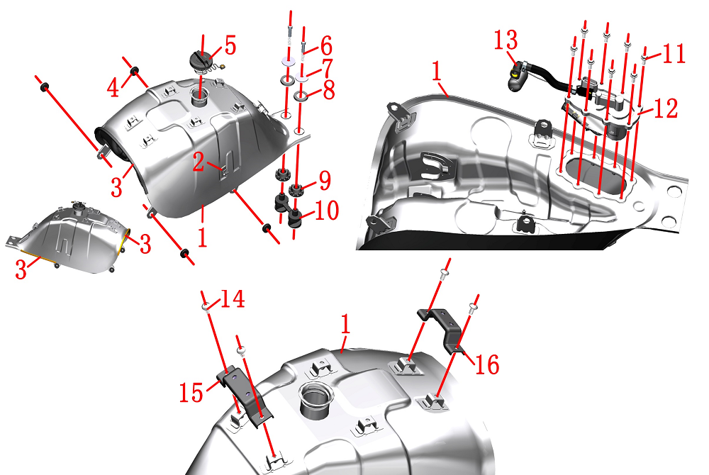 Бак топливный