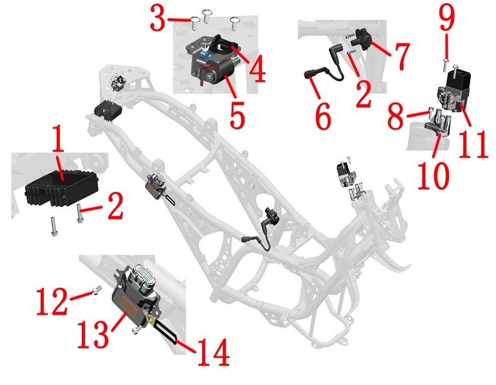 Электрические детали в сборе 1
