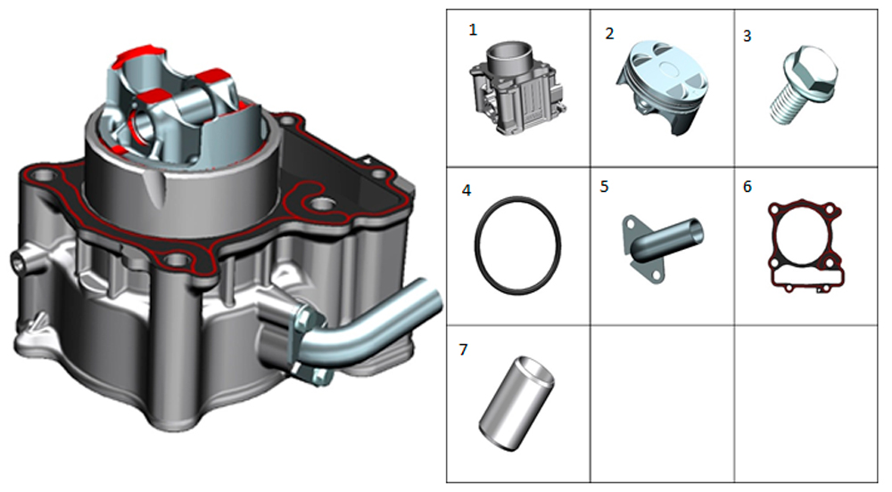 ЦПГ (компоненты) ZT1P77MP