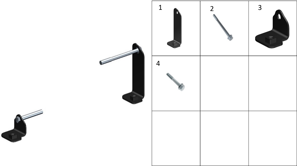 Кронштейны нижней накладки