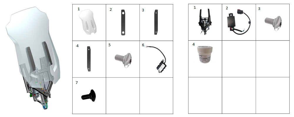 Ветровое стекло в сборе