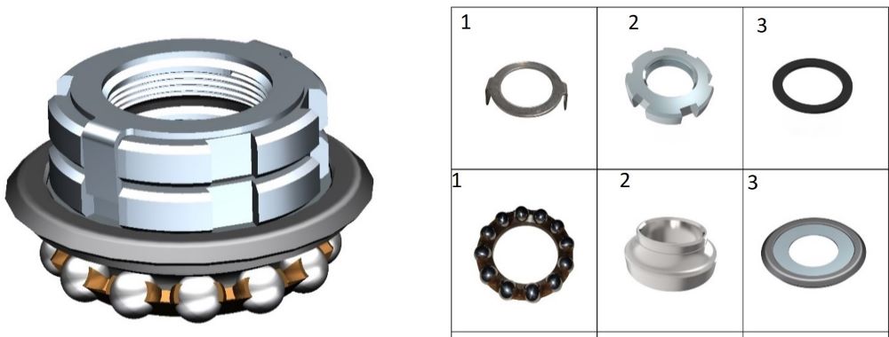 Подшипники траверсы