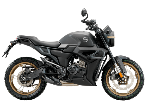 Мотоцикл ZONTES ZT125-G1 (4T ZT152MI EFI) 17/17 ПТС (черный/золотой, заводская упаковка, 1560537-796-9266)