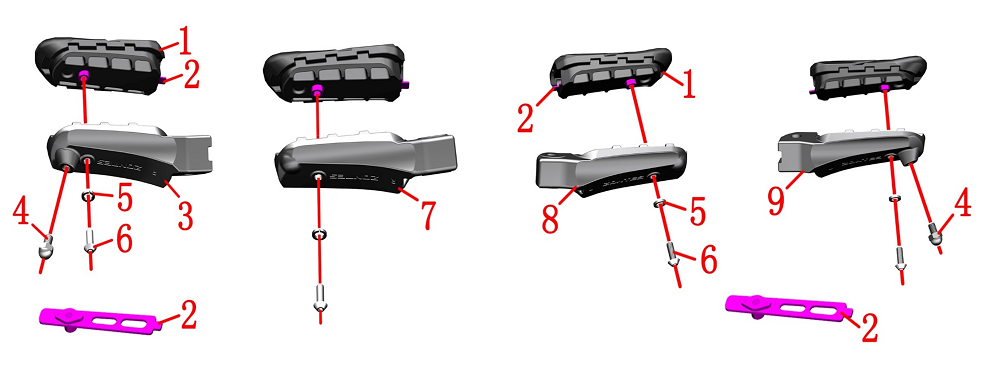 Накладка резиновая подножки водителя- пассажира