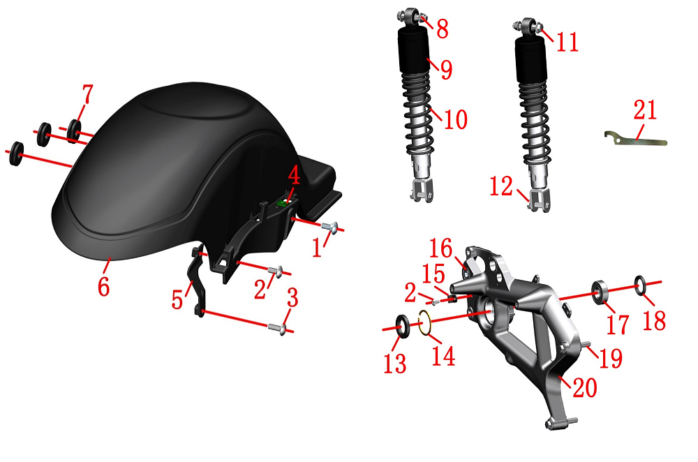 Ходовая часть задняя