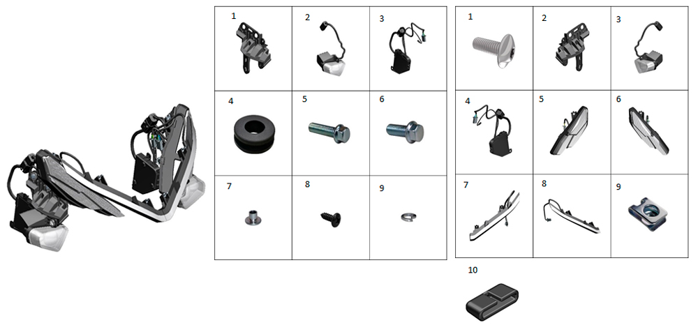 Фара в сборе