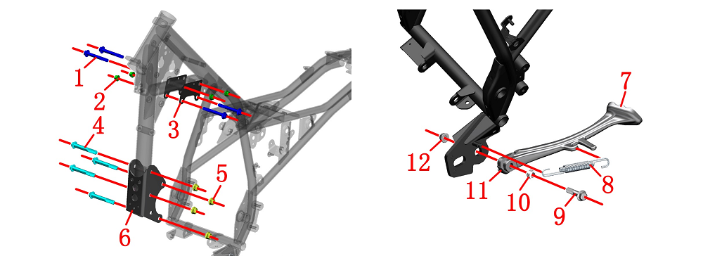Кронштейны рамы