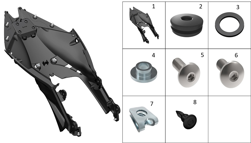 Обтекатель задний 3