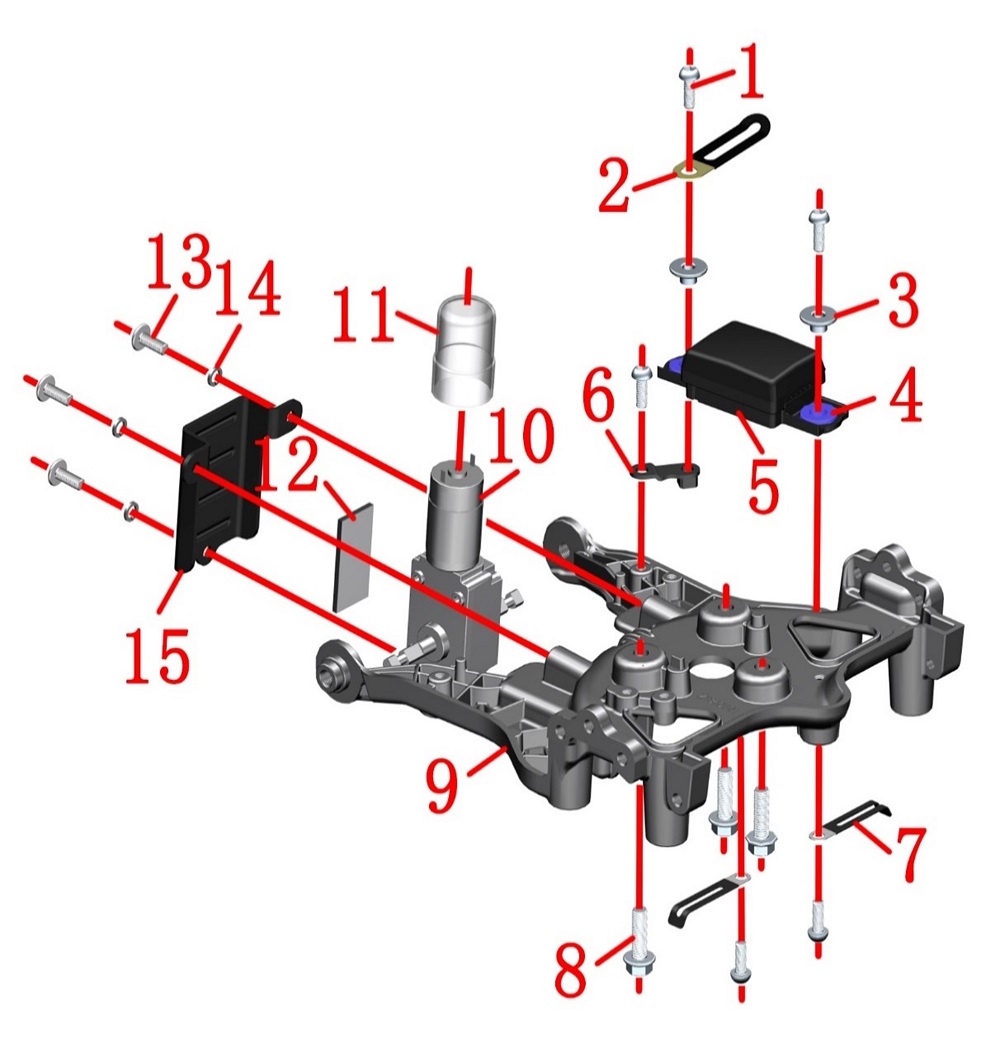 Кронштейн стекла лобового