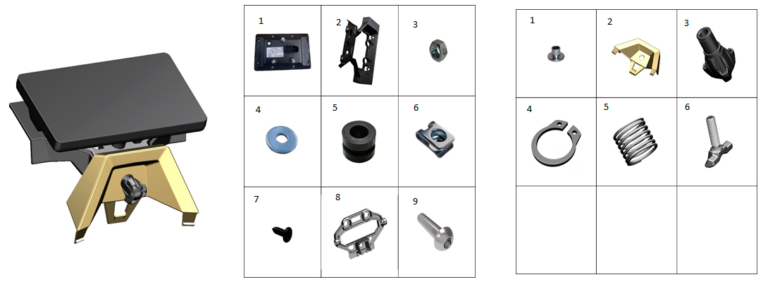 Приборная панель (золотой пластик)