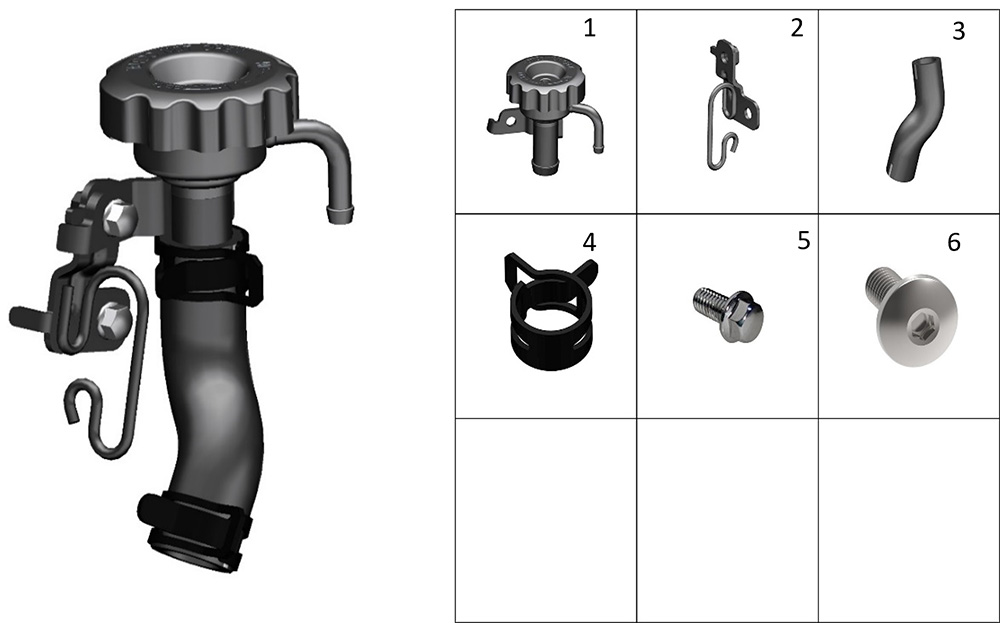 Горловина заливная радиатора
