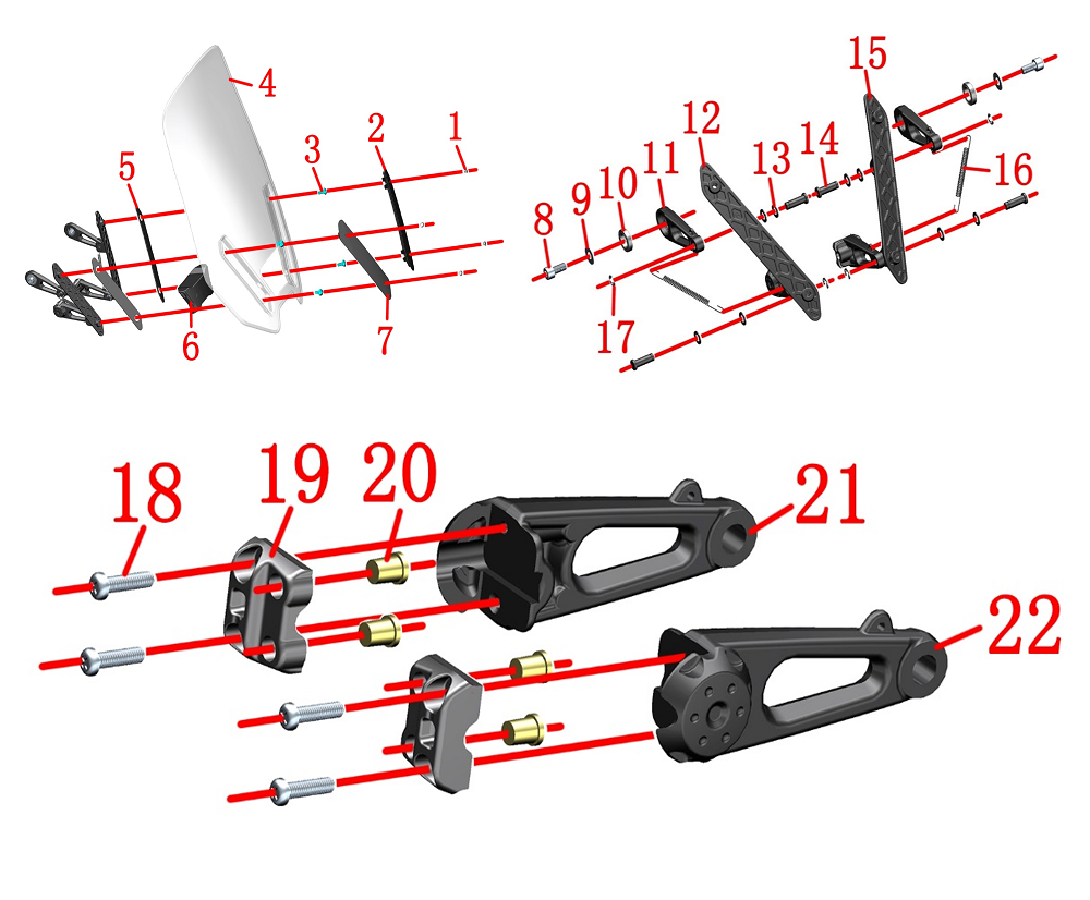 Ветровое стекло в сборе