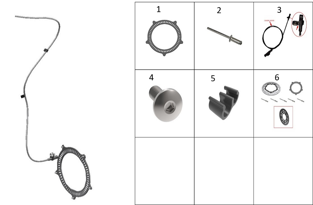 Датчик скорости колеса