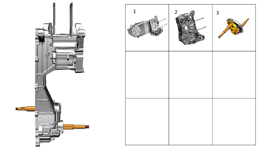 ZT1P77MP Левый и правый картеры (версия с удлиненной колесной базой)