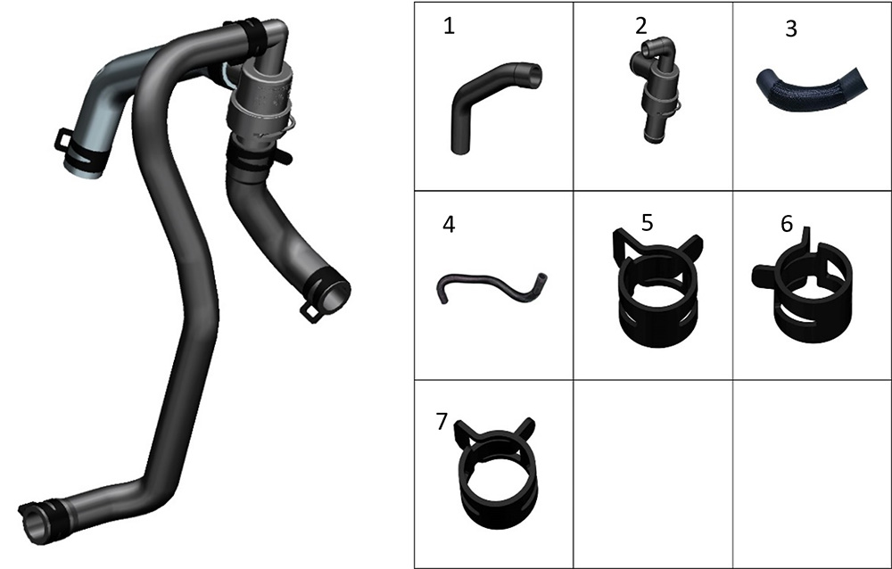 Патрубки системы охлаждения