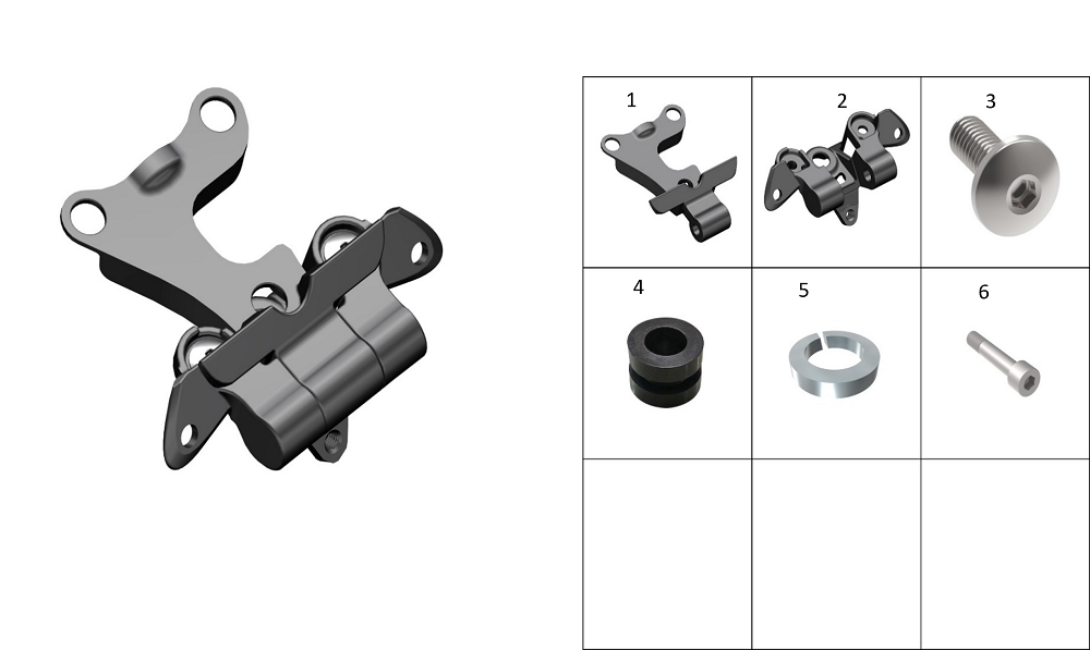 Кронштейн крепления панели приборов