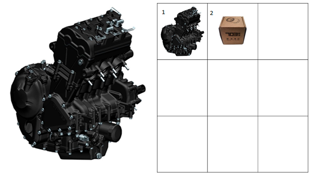Двигатель в сборе ZT370MU