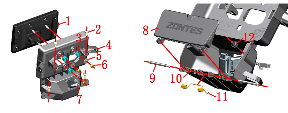 Панель приборов в сборе 1