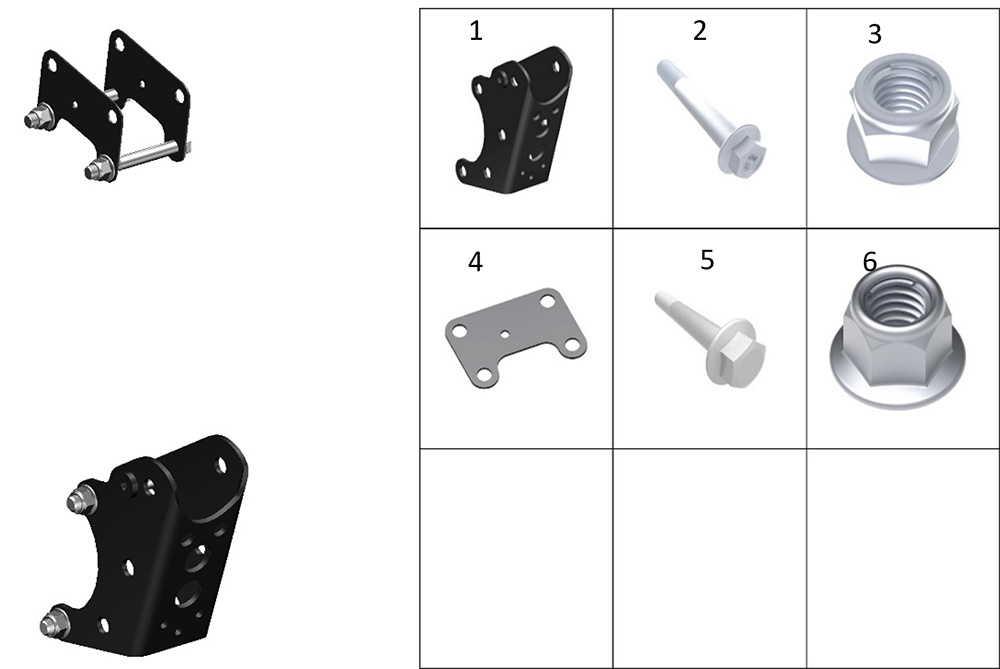 Кронштейн крепления двигателя