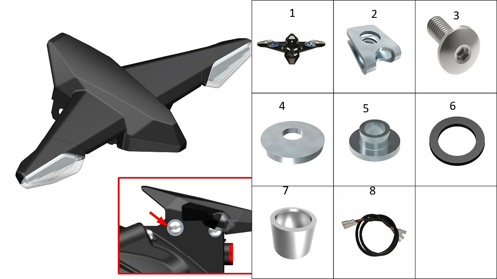 Блок фонарей задних