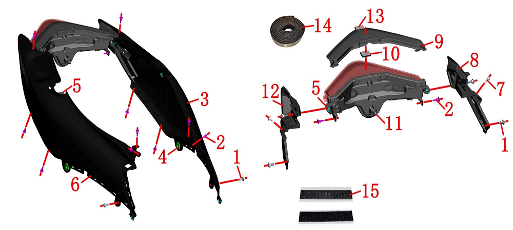 Облицовка хвостовой части 2/2