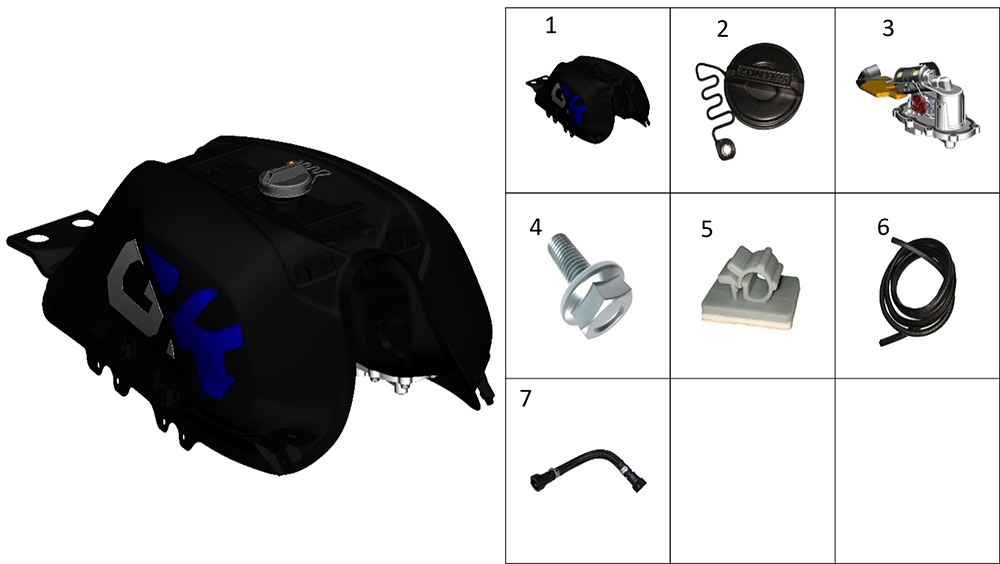 Бак топливный