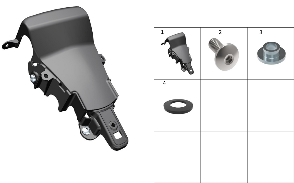 Кожух электропривода ветрового стекла