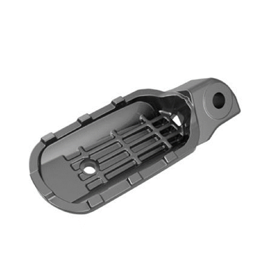 Основание подножки пассажира правая ZONTES ZT125-350 (темно-серая)