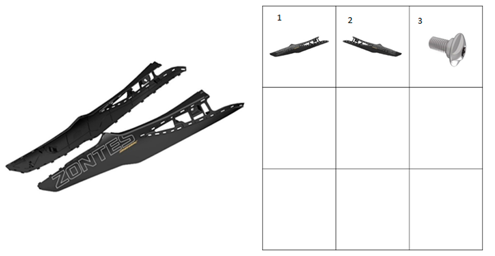 Облицовки боковые (черные)