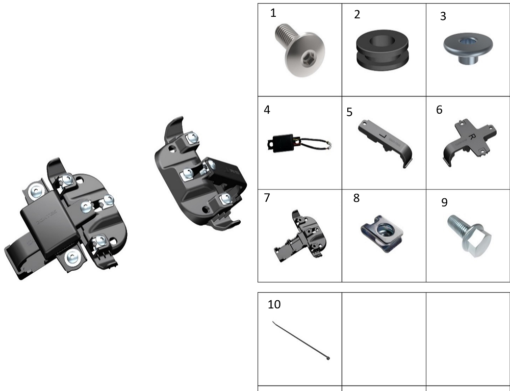 Элементы привода ветрового стекла
