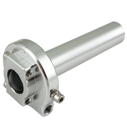 Ручка газа короткоходная алюминиевая в сборе NIBBI (серебристый, , 1560330-121-4443)