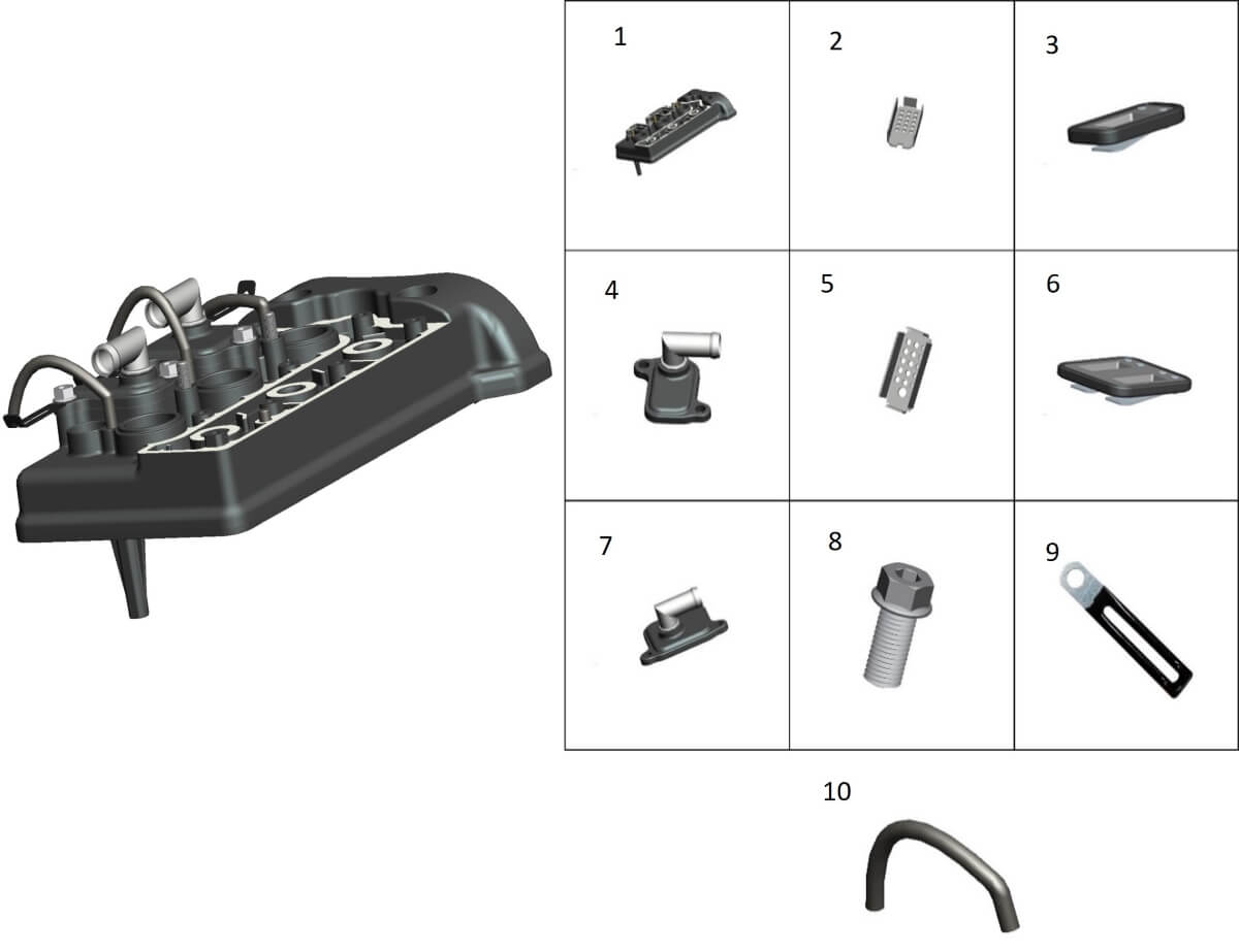 Клапаная крышка ч.3