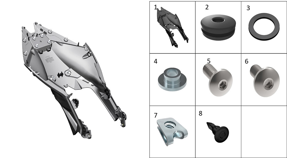 Обтекатель задний