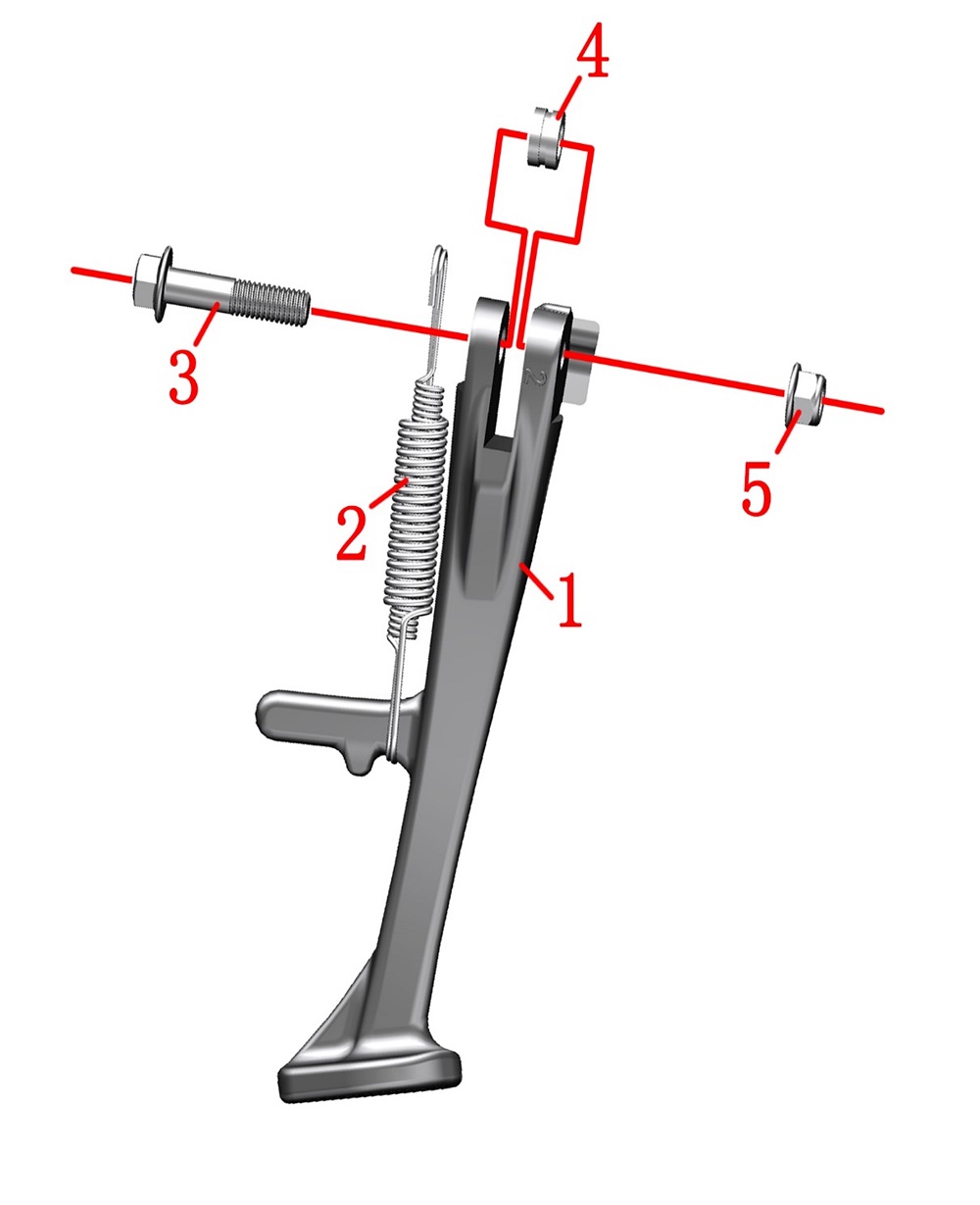 Подножка боковая