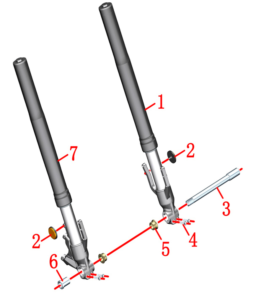 Амортизаторы передние