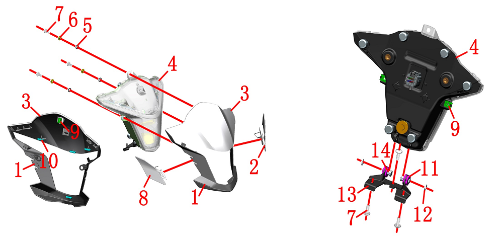 Фара передняя