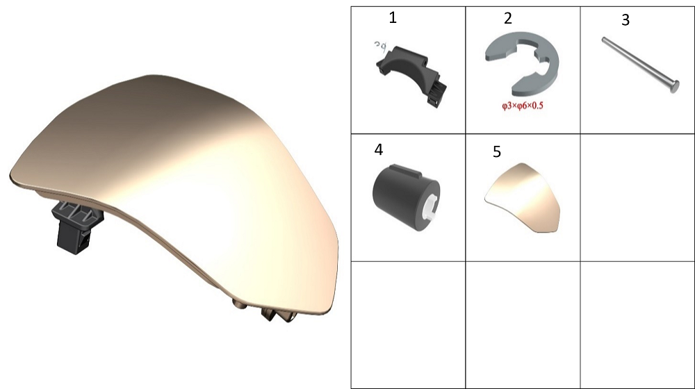 Фальш-крышка топливного бака2