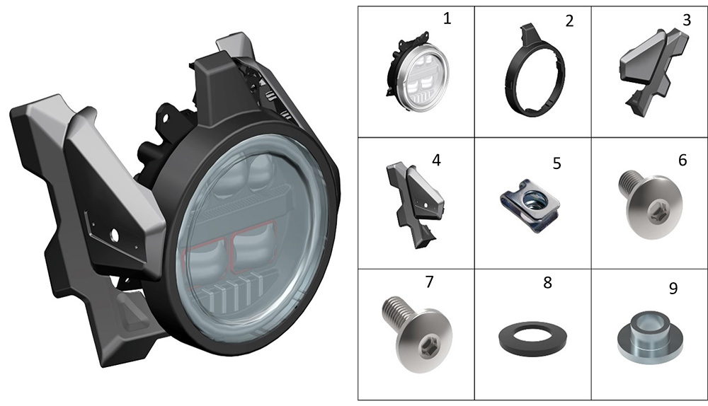 Фара передняя1