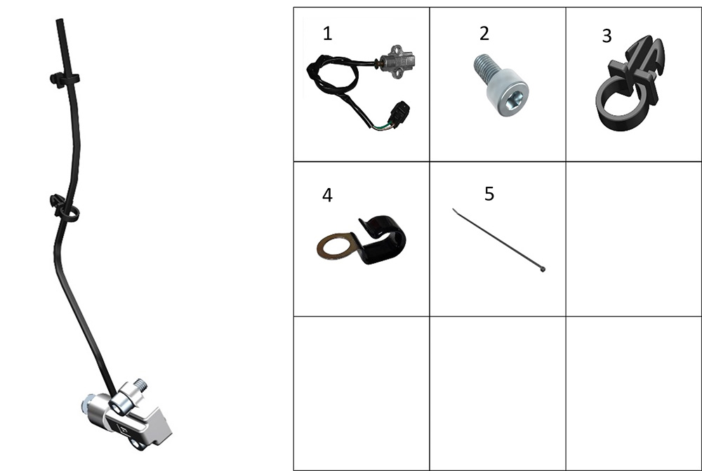 Датчик откидной подножки