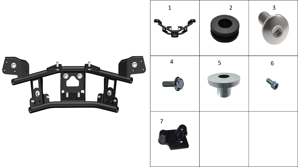Кронштейн фары передней