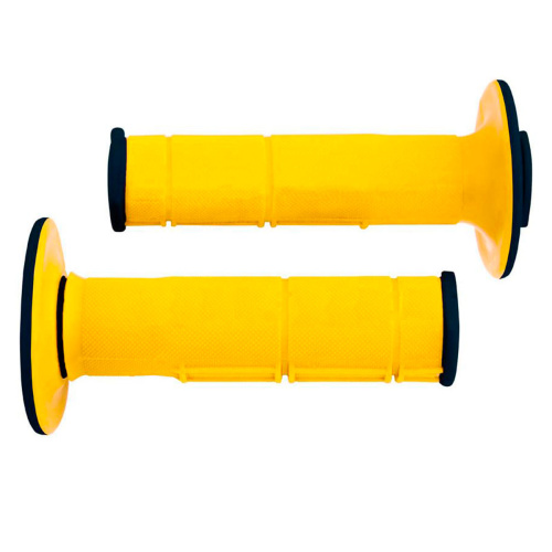 Грипсы R-TECH MPR SOFT мягкие двухкомпонентные  (желтый/черный, , 040296-123-6646)