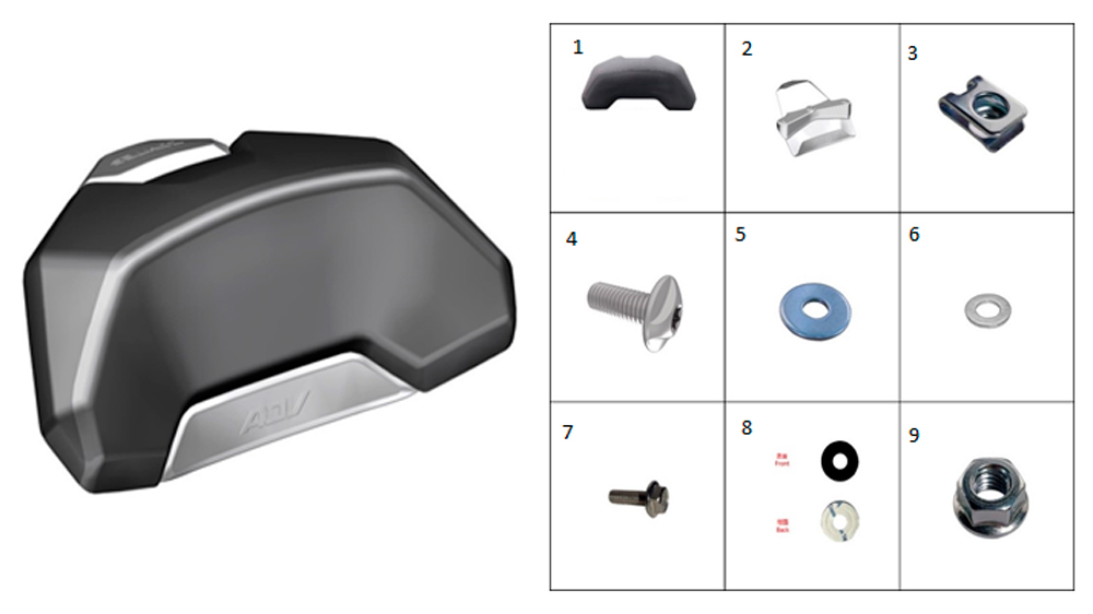 Спинка сидения (серебристая)